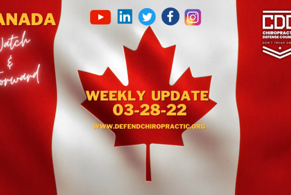 Canadian Flag Weekly Update from CDC